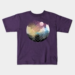 Nature Gradient Sphere Kids T-Shirt